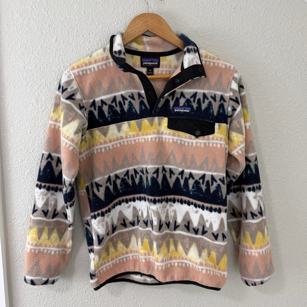 Patagonia Women's Lightweight Synchilla® Snap-T® Pullover in Bandicoot Marrow XS